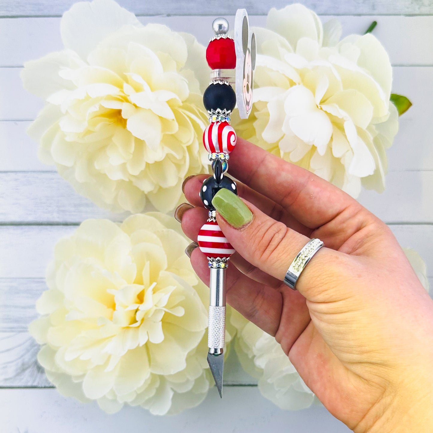 Mouse Beaded Crafty Knife