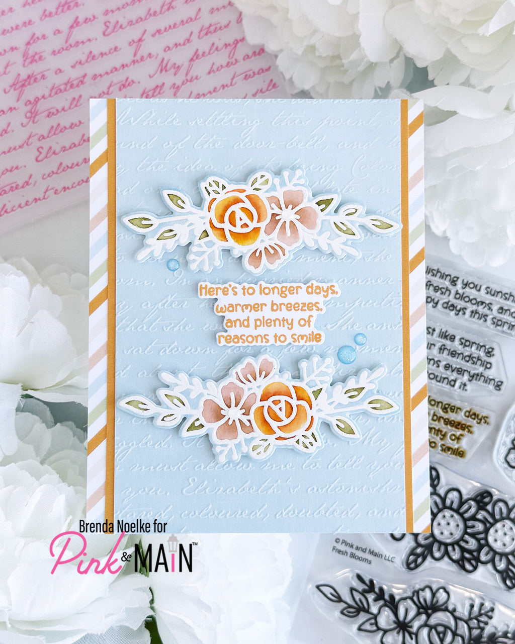 Vintage Script 6x6 Embossing Folder