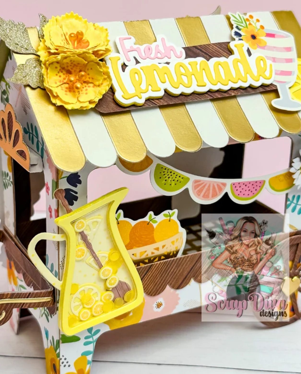 3D Lemonade Cart