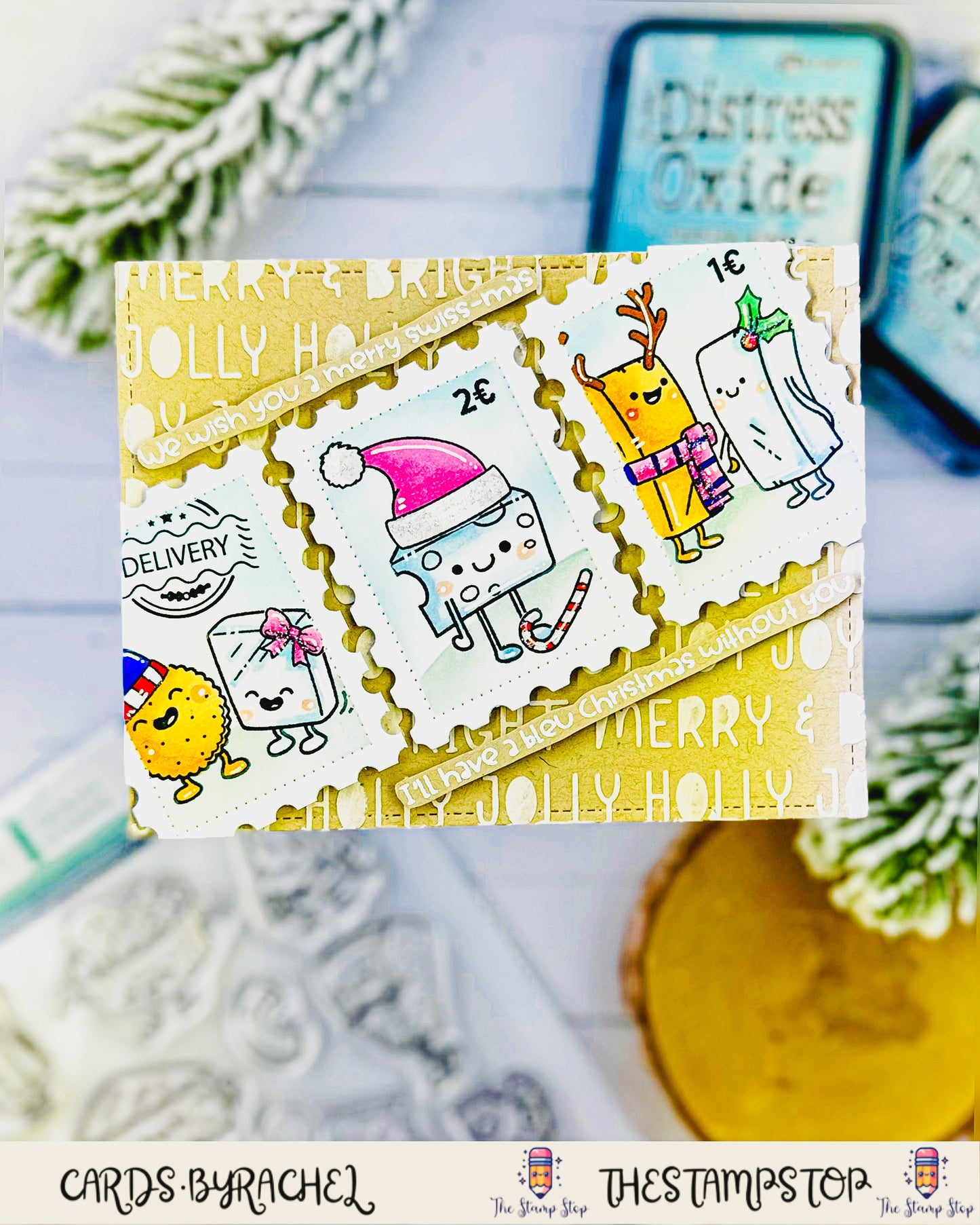 Festivi-cheese BUNDLE Stamp + Die