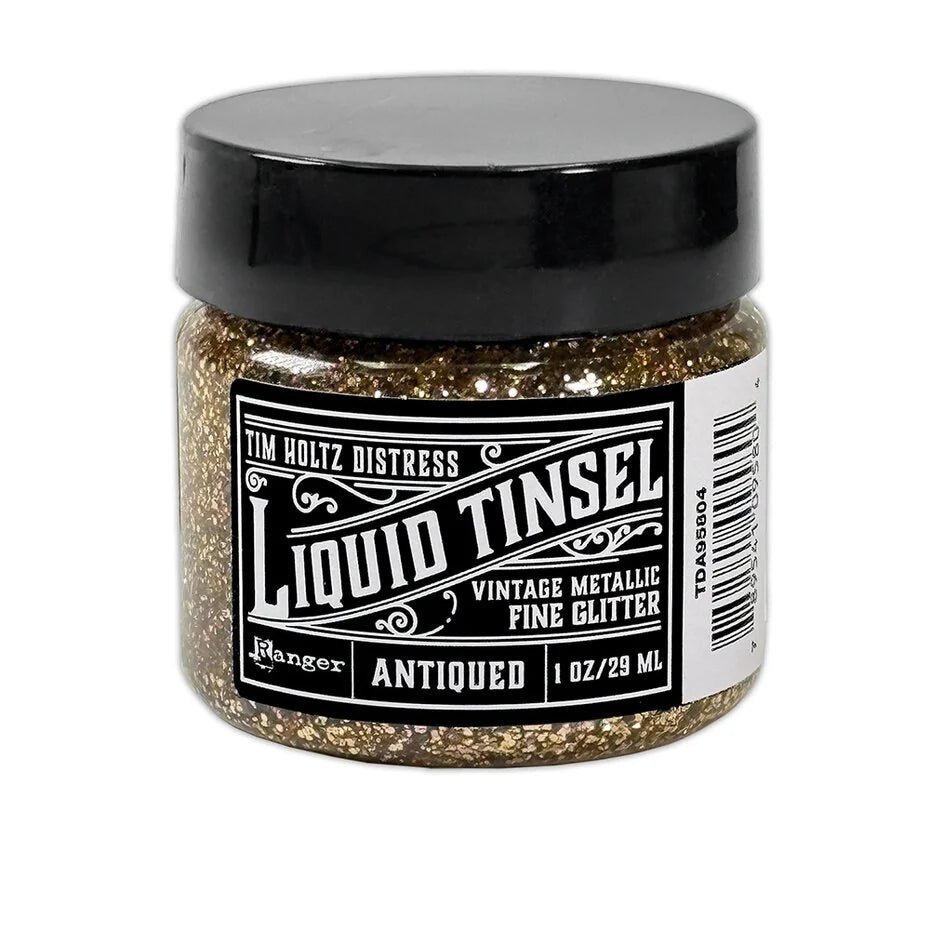 Tim Holtz Distress Liquid Tinsels Fine Antiqued 1 fl oz
