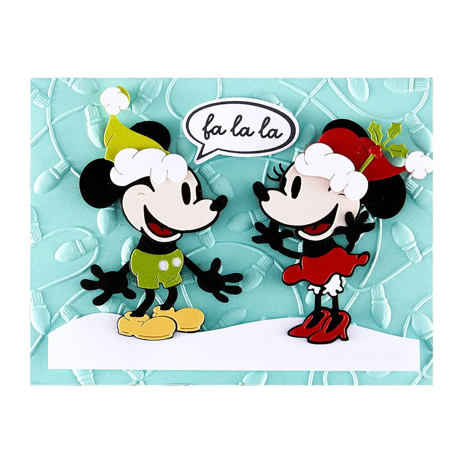 Say Cheese Classic Mouse Christmas Etched Dies