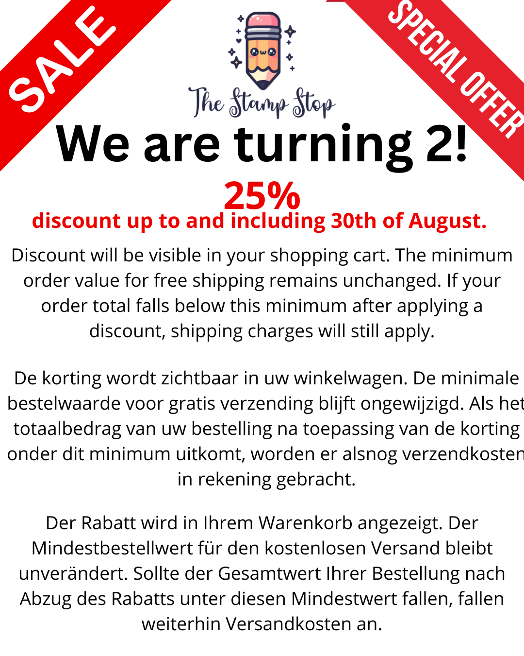 25% sale