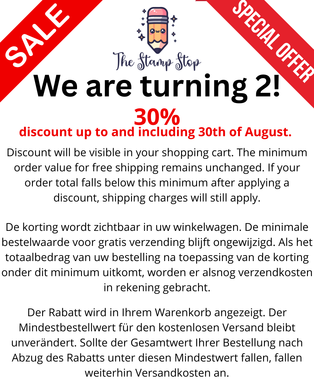 30% sale
