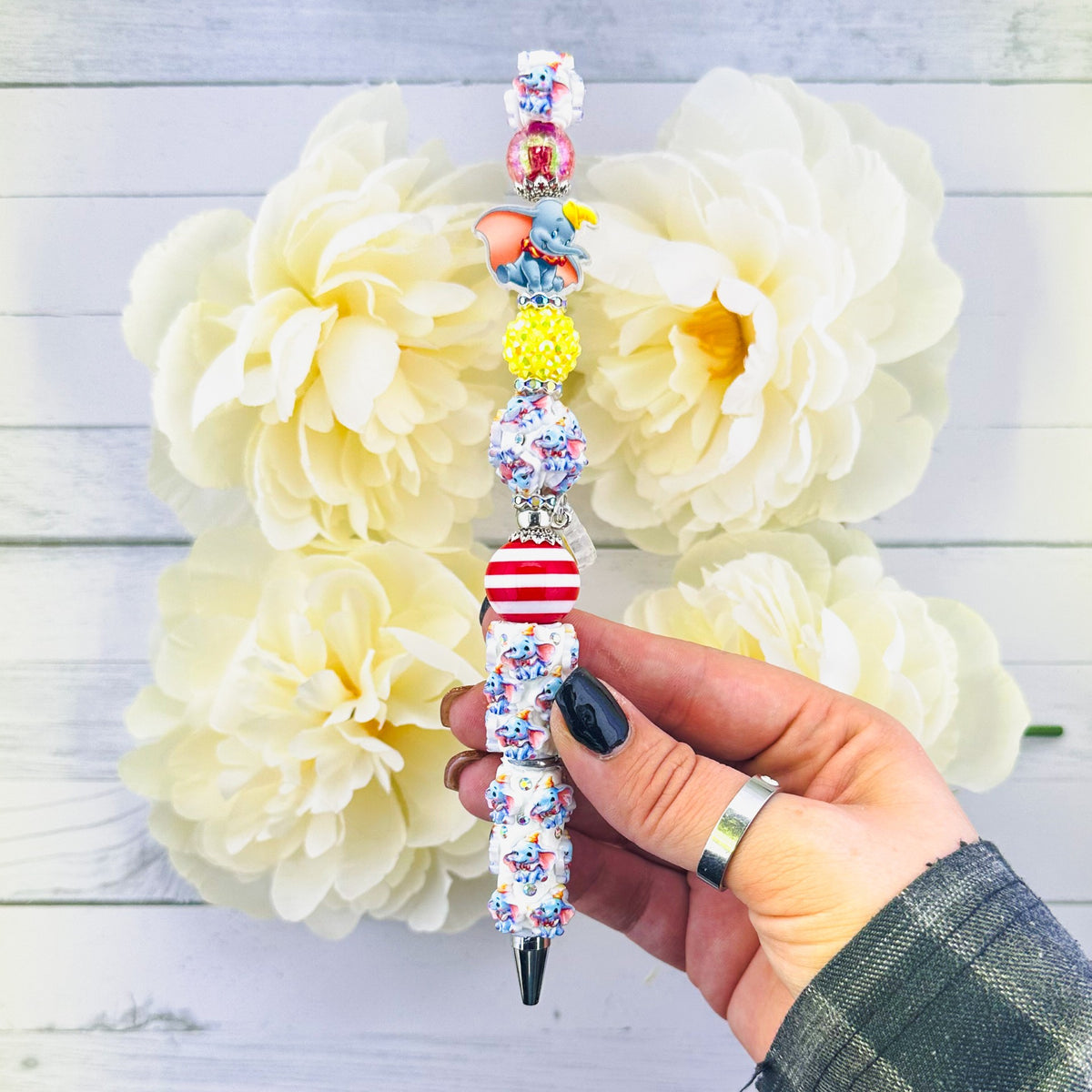 Elephant Beaded Pen