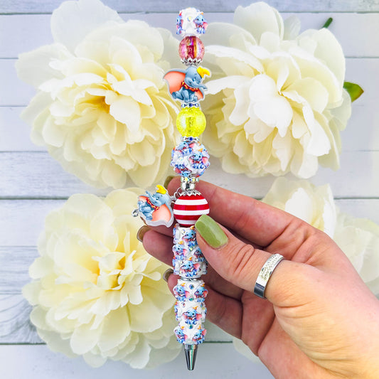 Elephant Beaded Pen