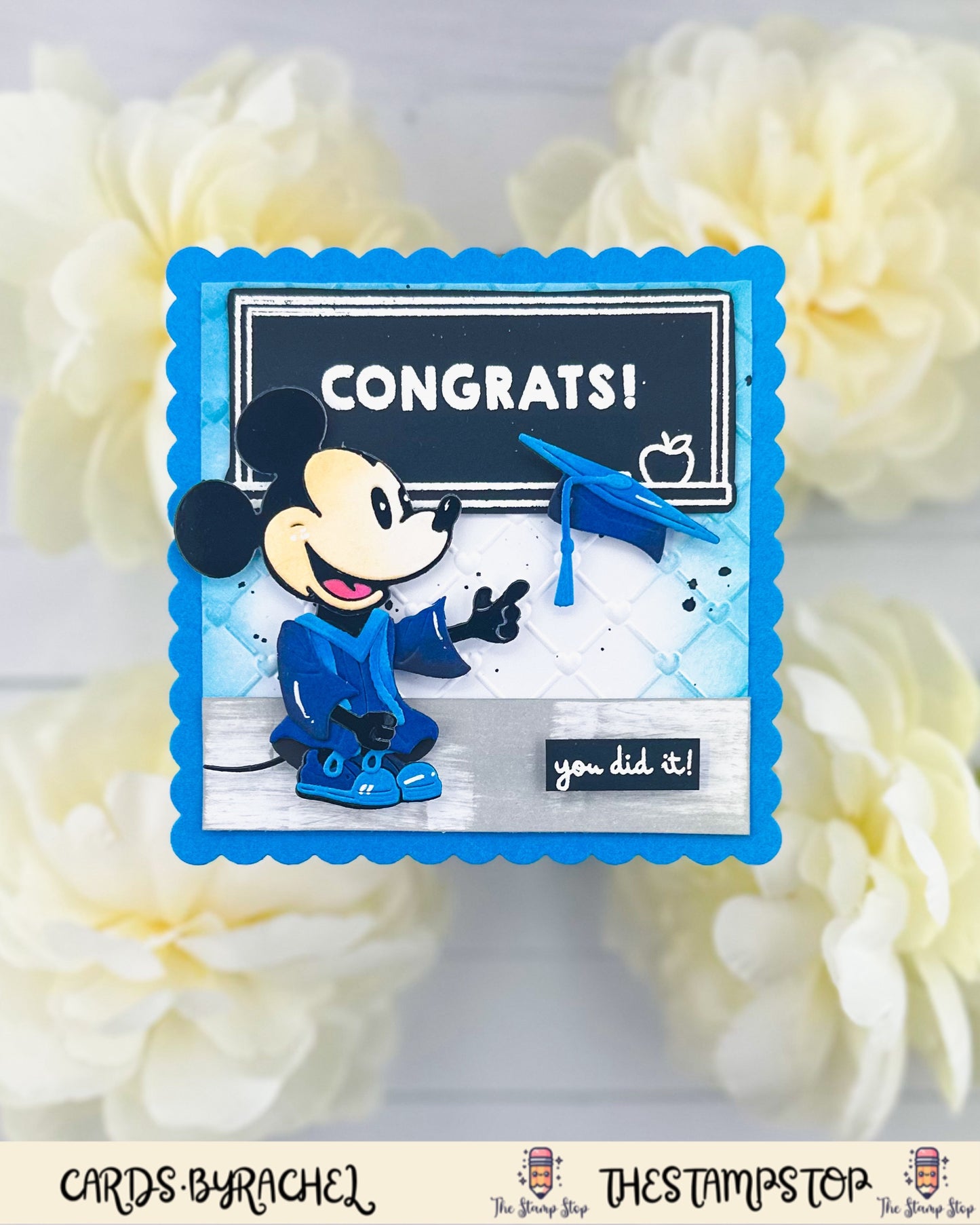 Classic Mouse Graduation Etched Dies