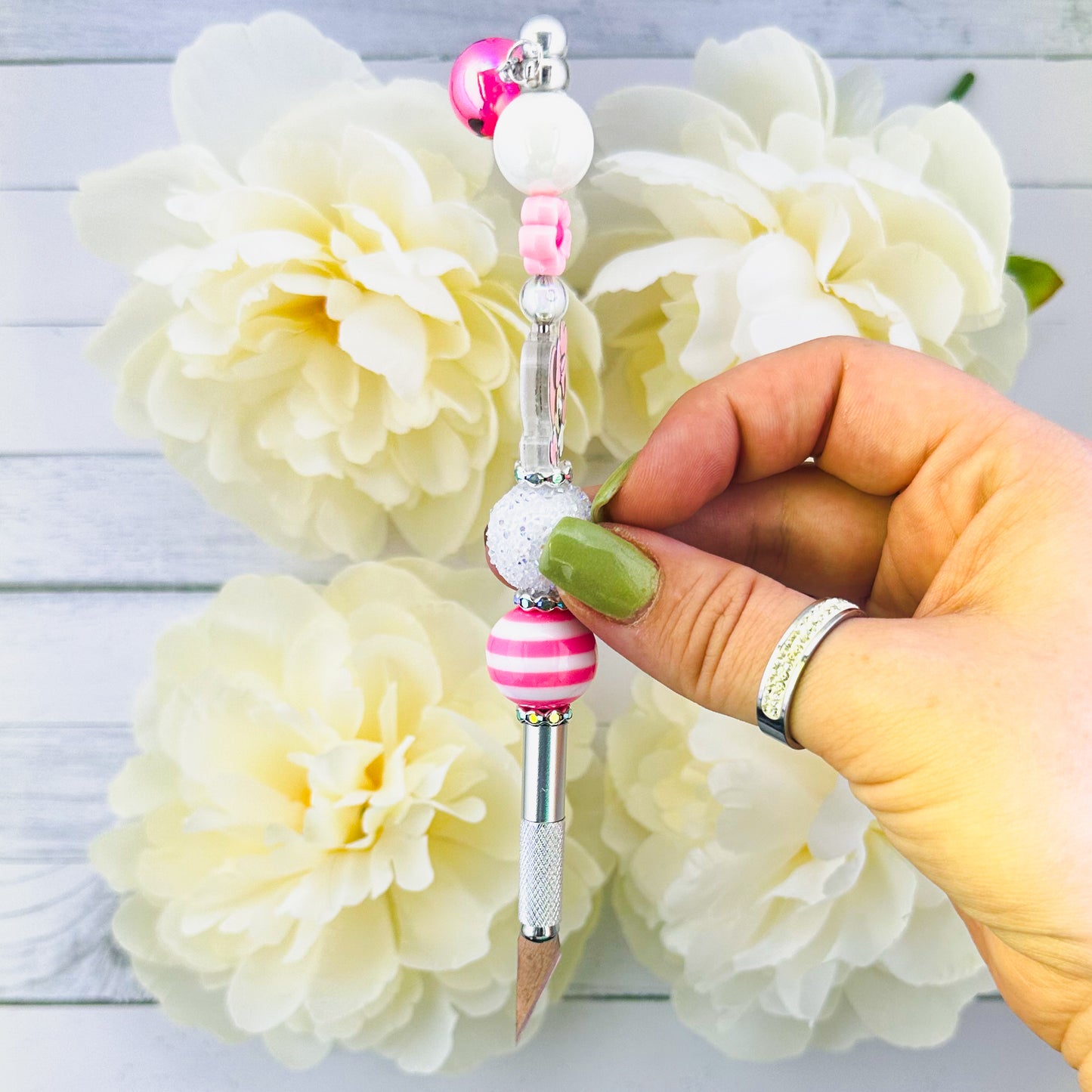 Girl Mouse Beaded Crafty Knife
