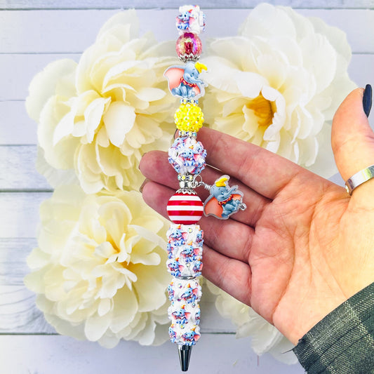 Elephant Beaded Pen