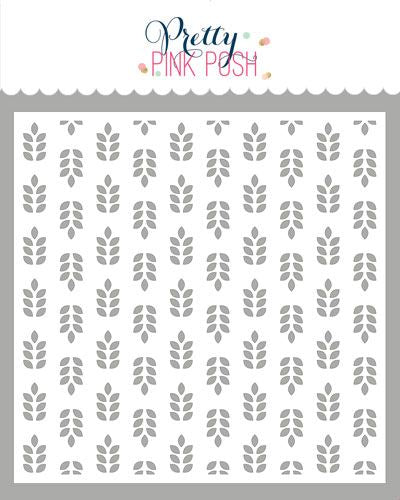 Wheat Pattern Stencil