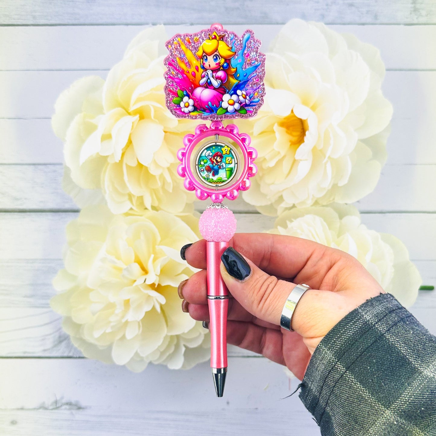PlumberPrincess Beaded Pen