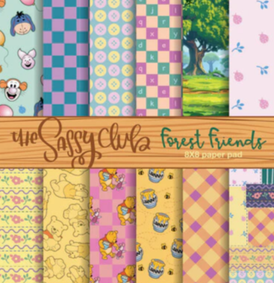 8x8 Forrest Friends Paper Pad