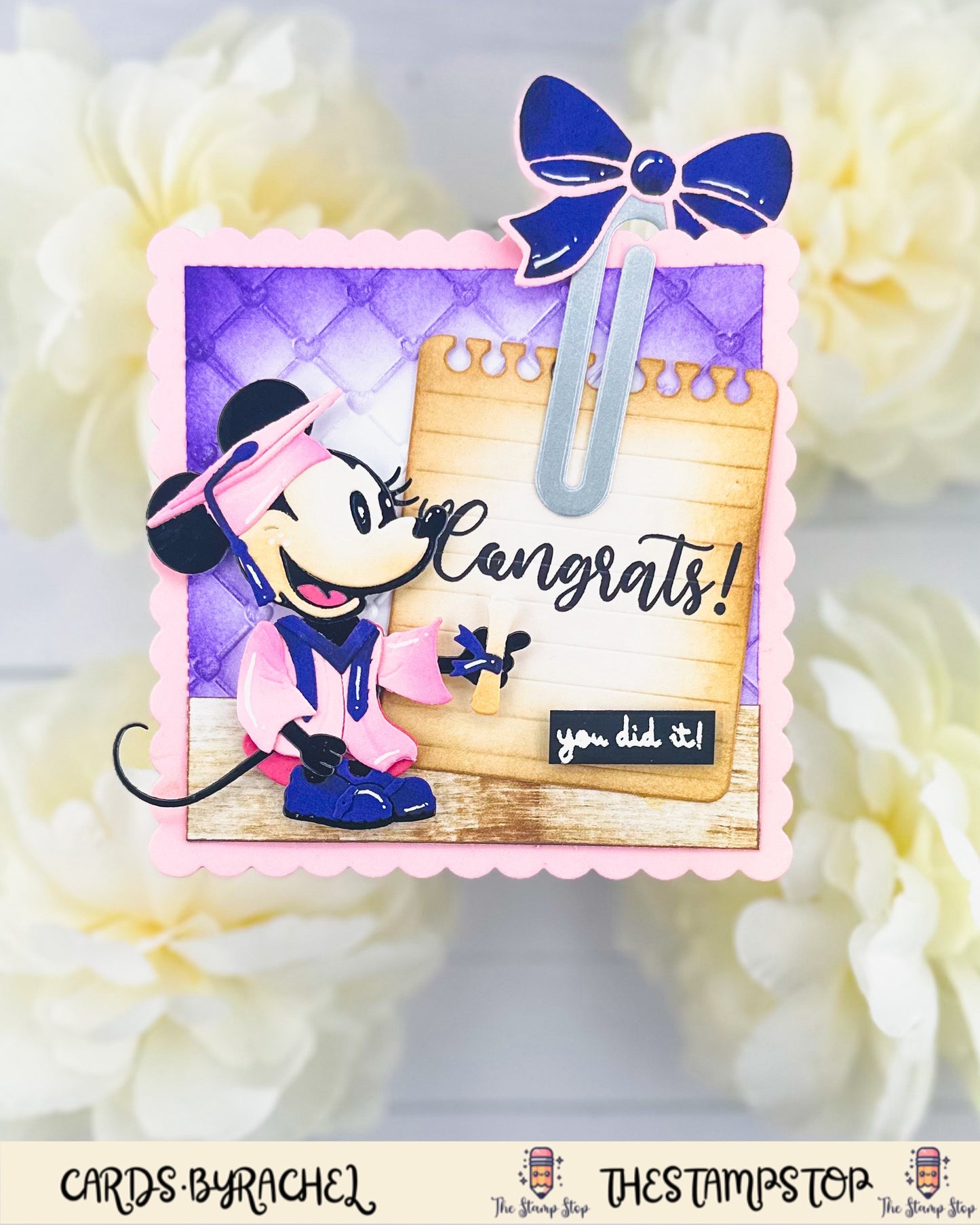 Say Cheese Classic Mouse Etched Dies Steamboat Willie Duo