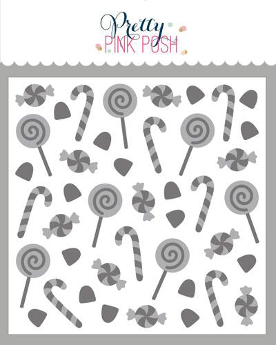LayeredSweetCandies Stencil