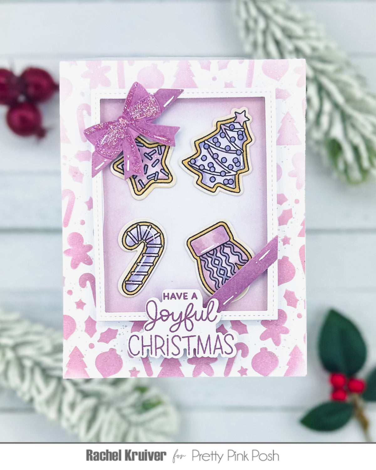ChristmasShapes Stencil
