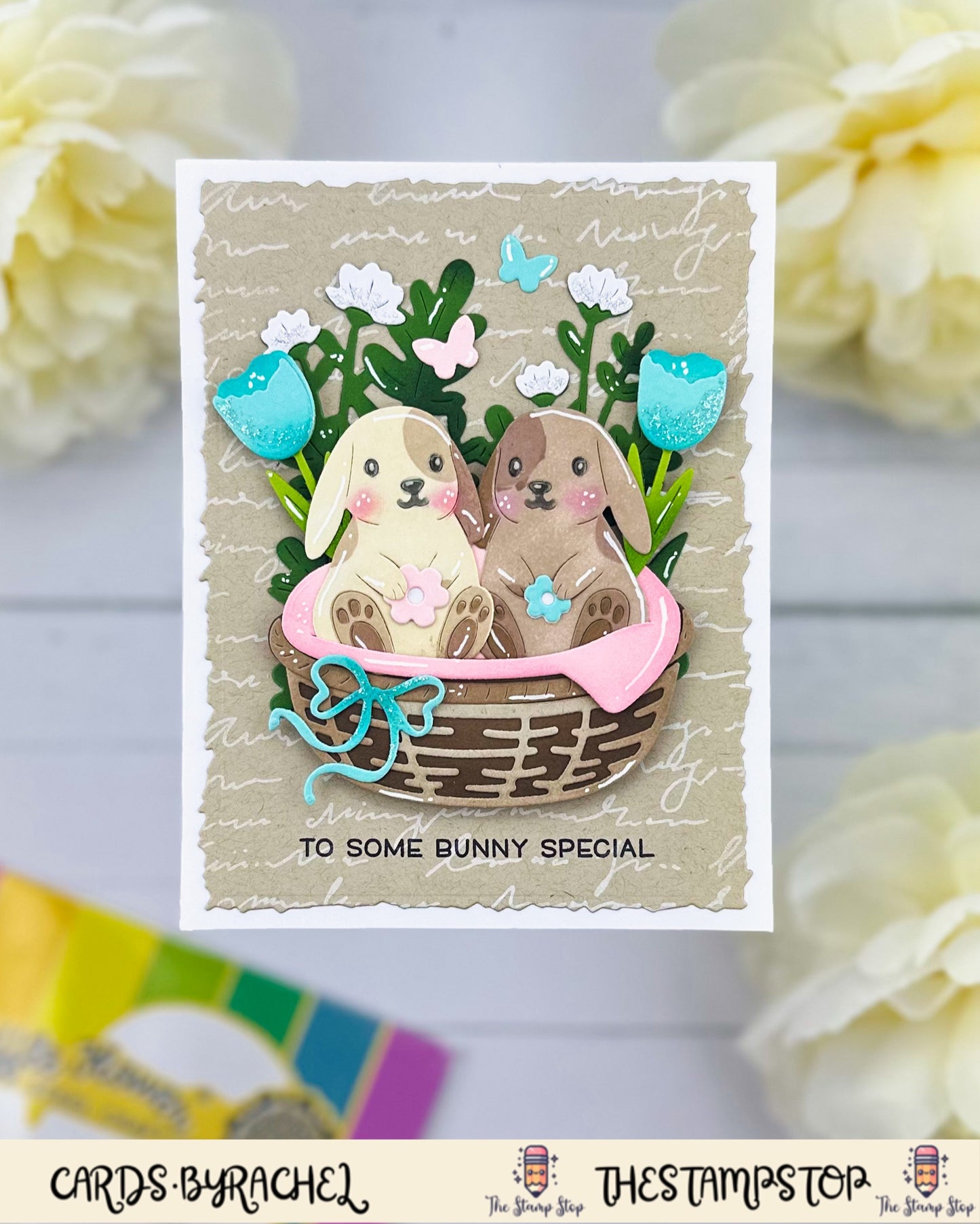 Basketful of Bunny Duo Die-n-stencil