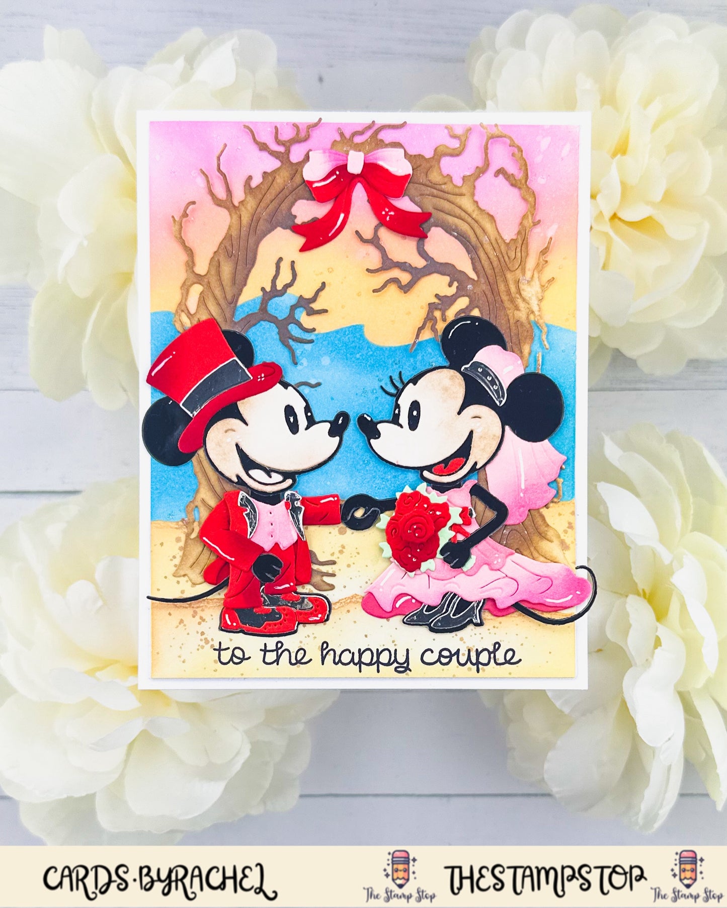 Say Cheese Classic Mouse Etched Dies Steamboat Willie Duo