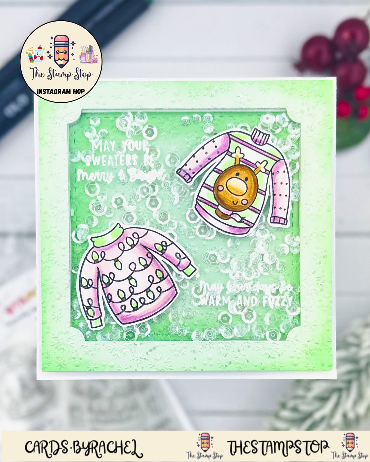 Winter Flurries 6x6 Embossing Folder