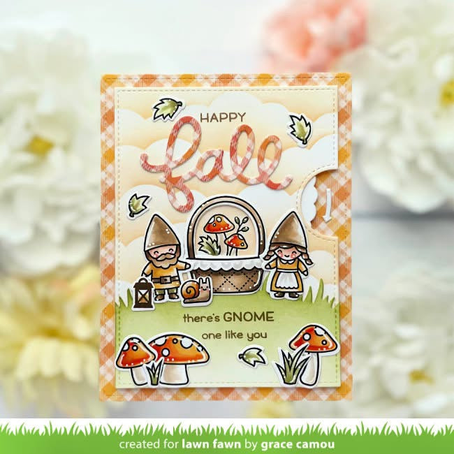 spring basket add-on: fall Stamp AND Die BUNDLE
