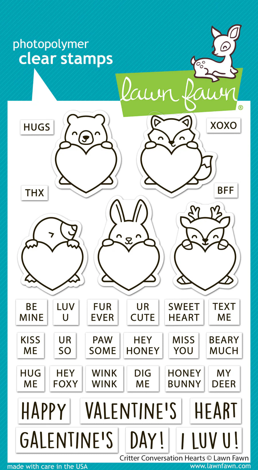 critter conversation hearts BUNDLE