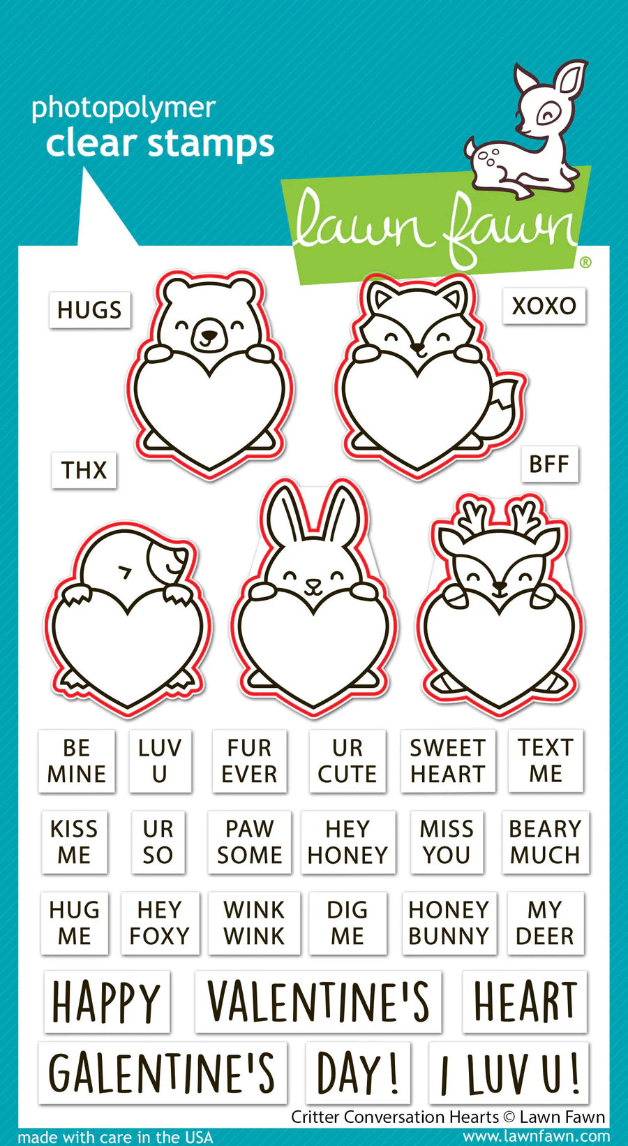 critter conversation hearts BUNDLE