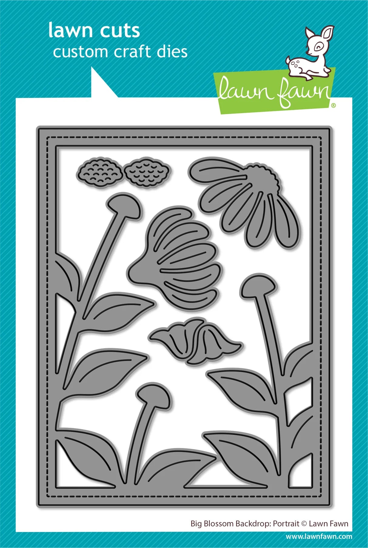 big blossom backdrop: portrait