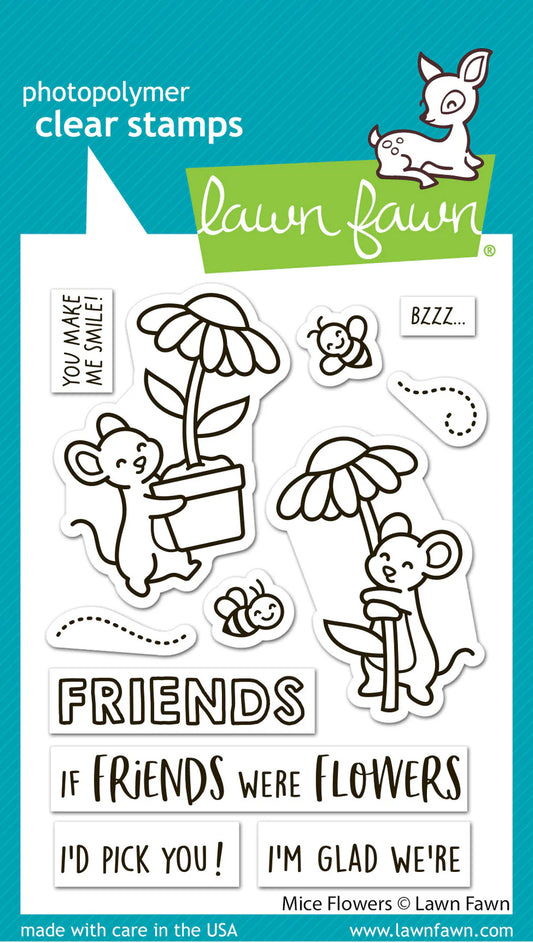 mice flowers BUNDLE
