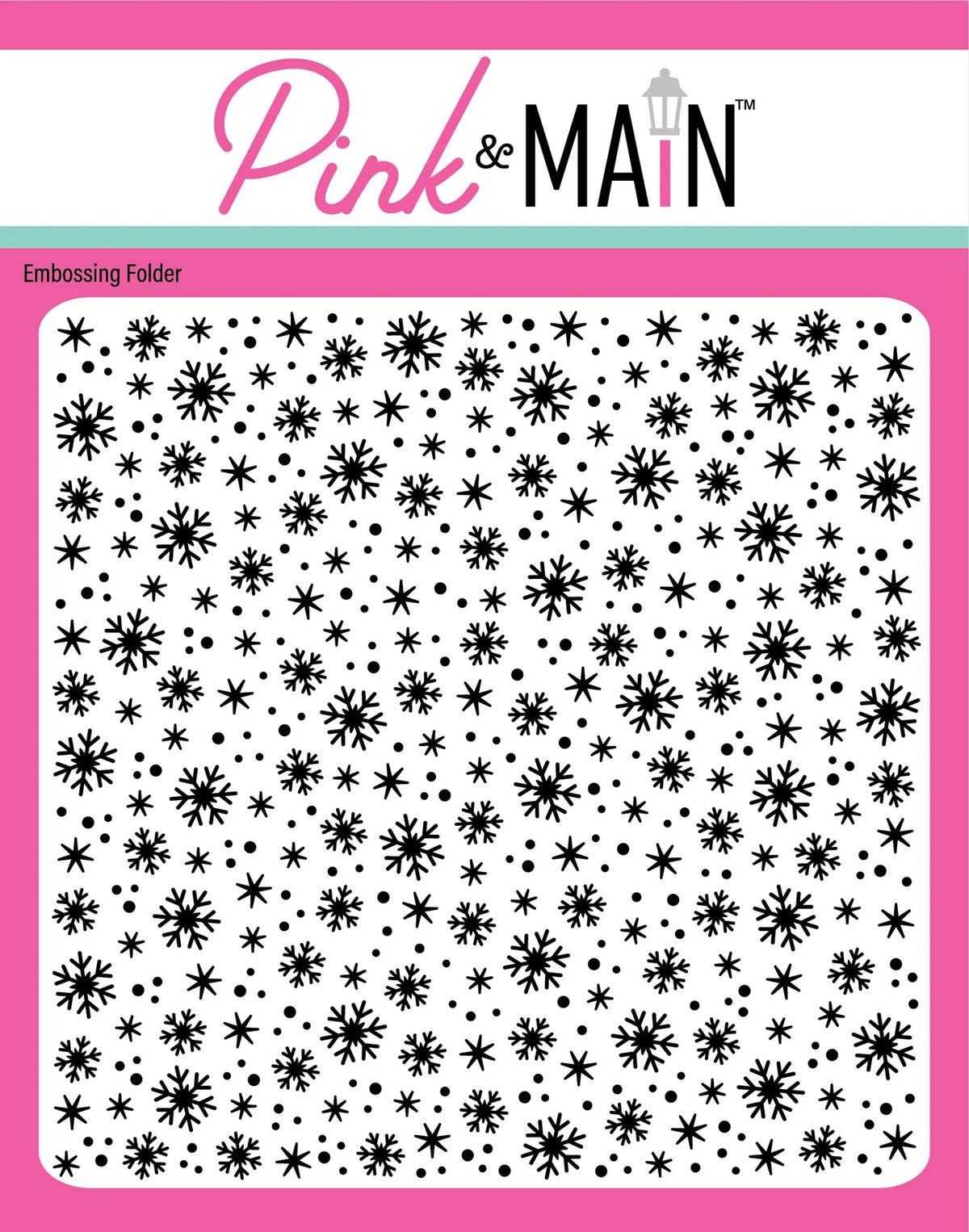 Winter Flurries 6x6 Embossing Folder