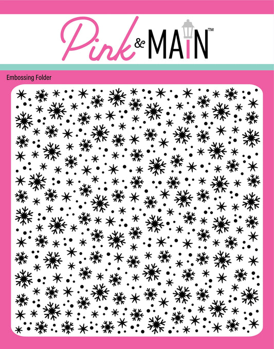 Winter Flurries 6x6 Embossing Folder