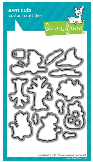 halloween mice Stamp AND Die BUNDLE