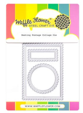Nesting Postage Collage Die