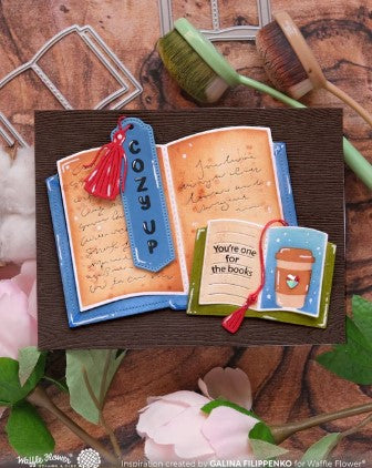 Open Book Trio Fall Stencil