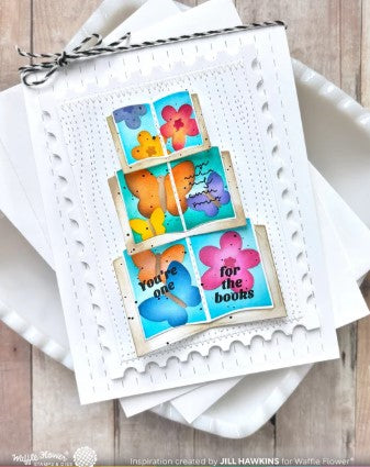 Open Book Trio Butterfly Stencil