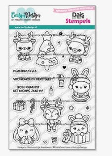 BUNDLE Vrohoholijk Kerstbeest Stamp AND Die