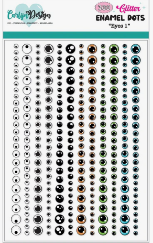Enamel dots Eyes 1