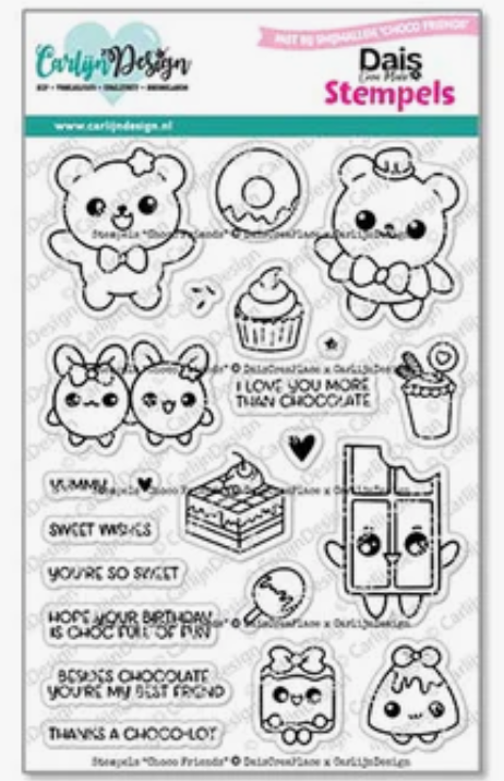 Choco Friends BUNDLE Stamp AND Die