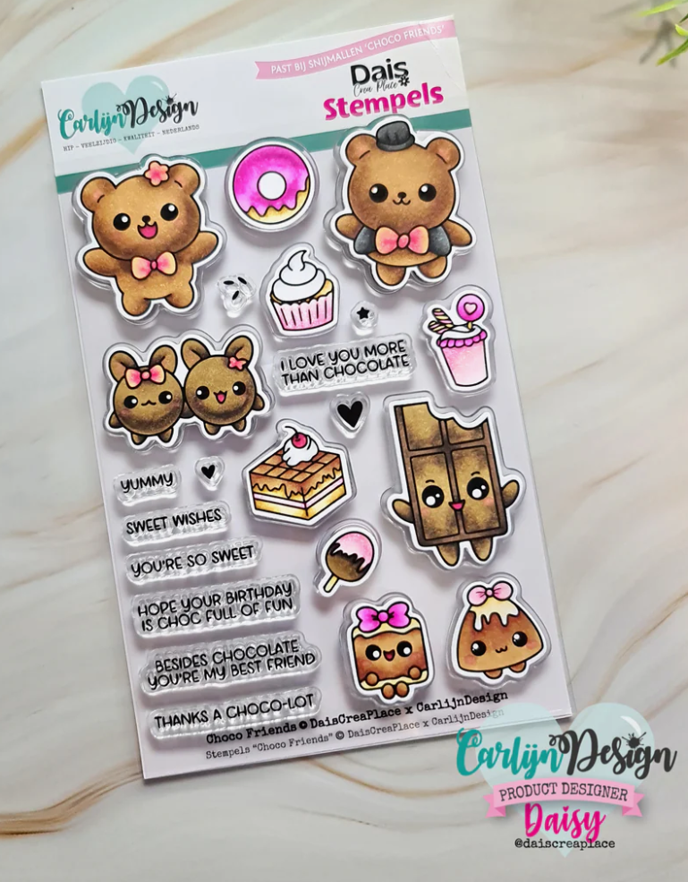 Choco Friends BUNDLE Stamp AND Die