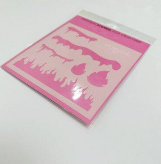 Fire And Ice Stencil