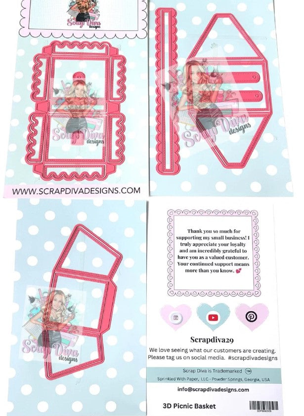 3D Picnic Basket