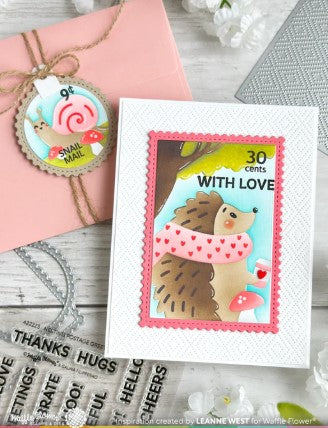 Nesting Postage Collage Blocks Die