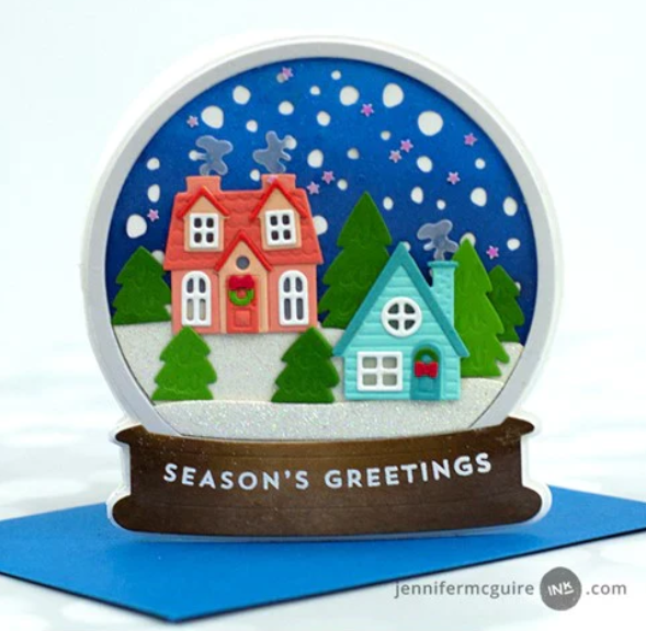 Snowglobe Card Die Set