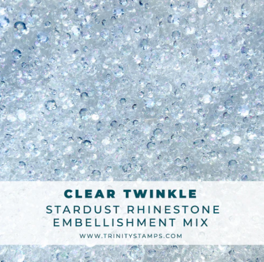 Clear Twinkle - Stardust Rhinestone Embellishment Mix