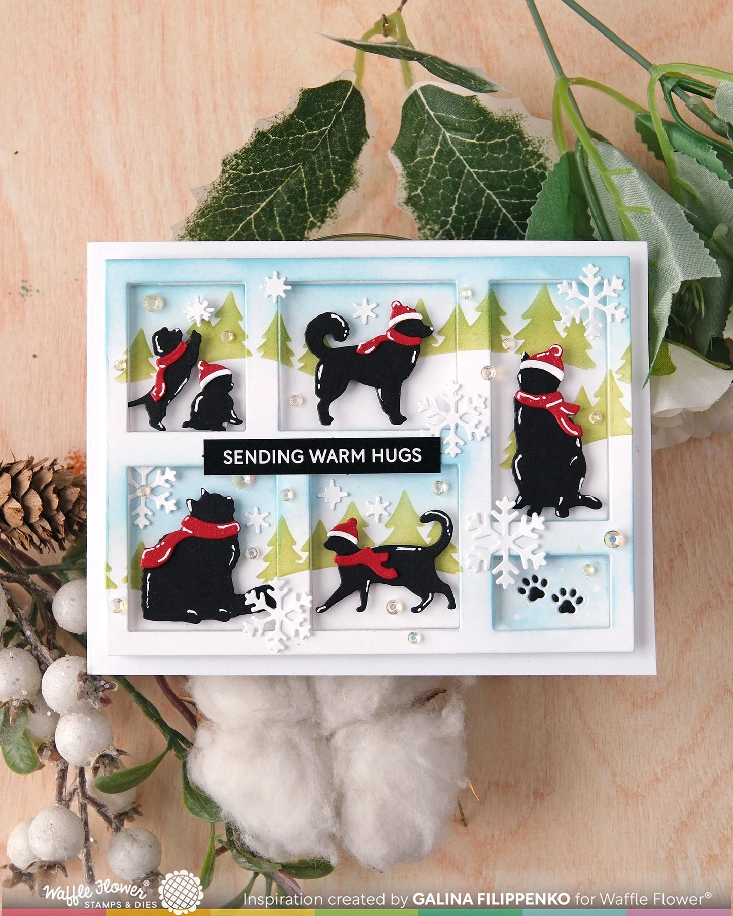 Postage Collage Winter Add-ons Die