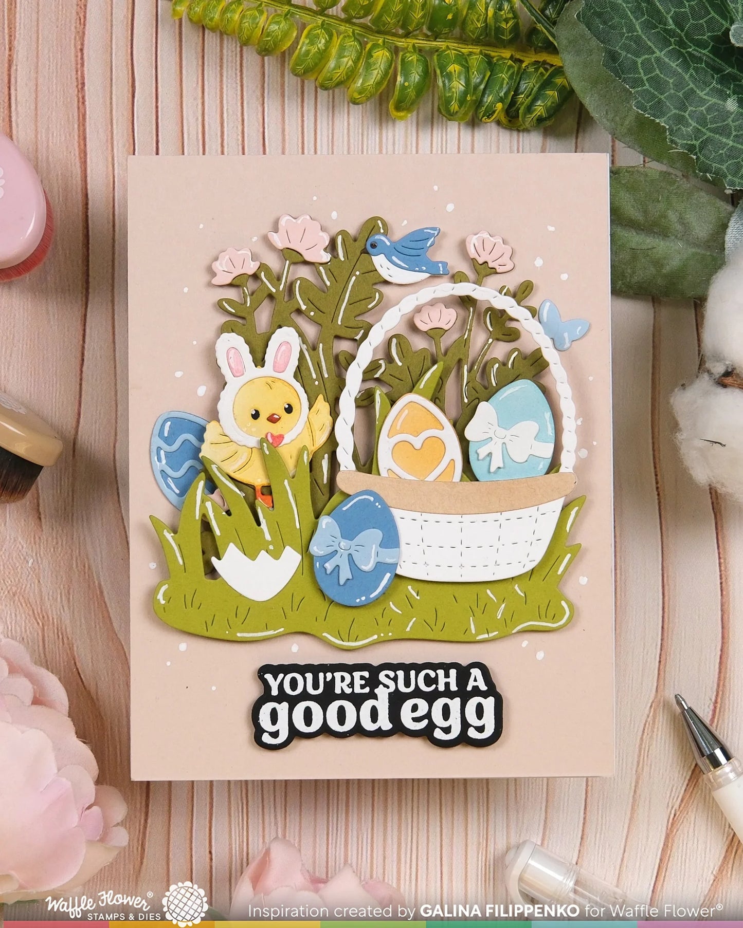Postage Collage Egg Hunt Icons Die