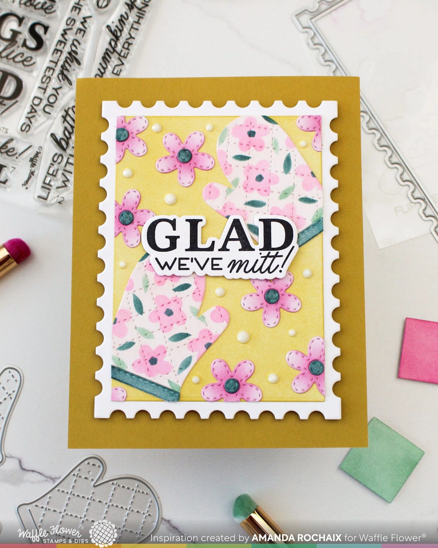 Nesting Postage Layers Die