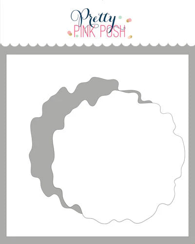 Watercolor Circle Mask Stencil