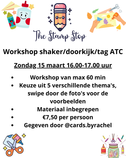 Workshop Zon 15 Maart 16.00-17.00