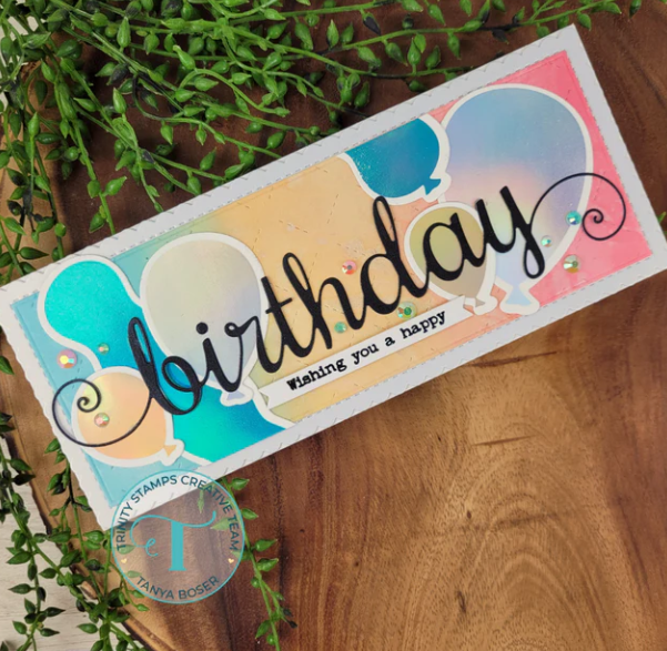 Party Balloons Cut & Foil Die Set