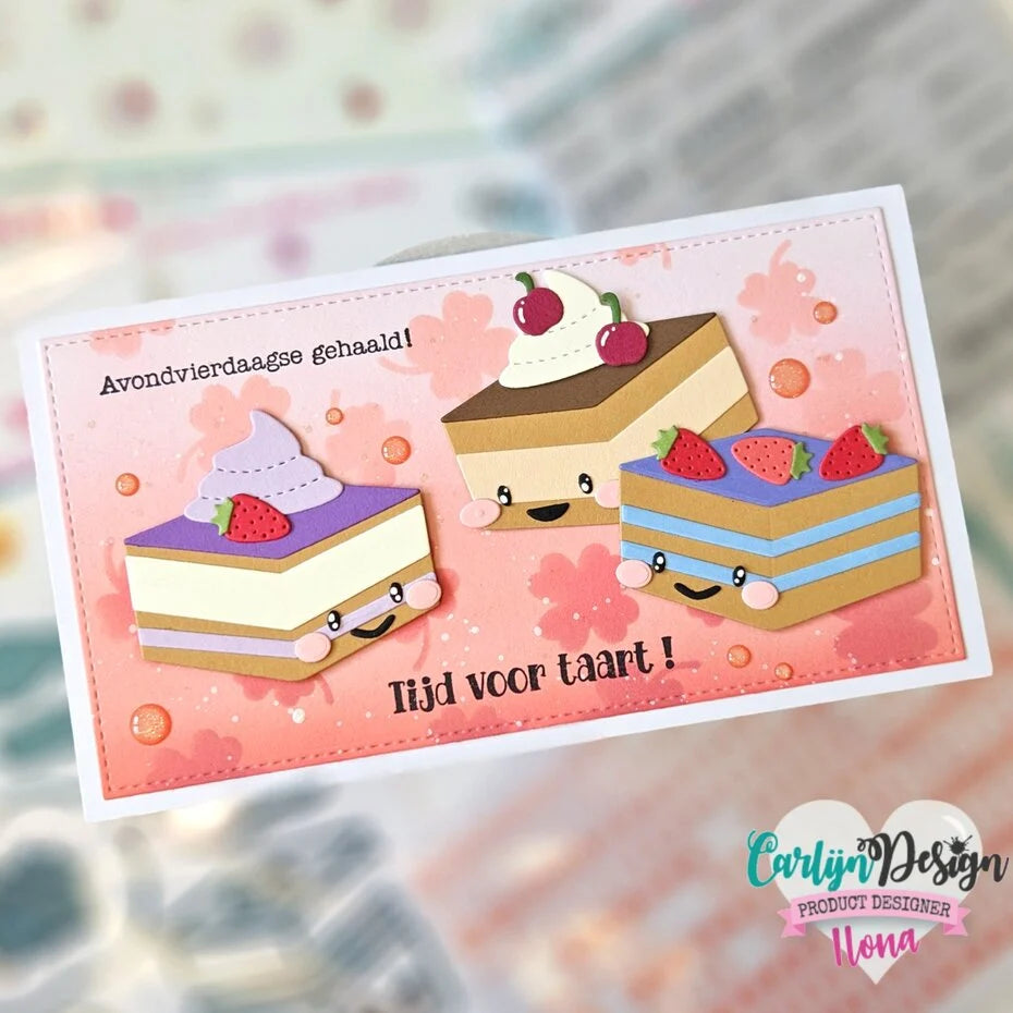 Glitter Enamel Dots Coral (300pcs)