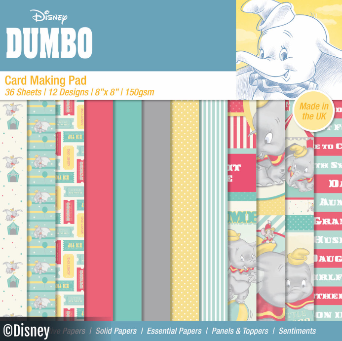 Dumbo 8x8 Inch Card Making Pad